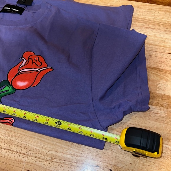 NEW Men’s Homme + Femme Roses Heavyweight Tee T-Shirt 3XL XXXL NWT *Made in USA* - Picture 7 of 10